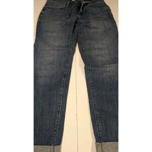 Lou & Grey Jeans Women's Size 28 The Slouchy Skinny Cropped Cuffed Stretch Denim